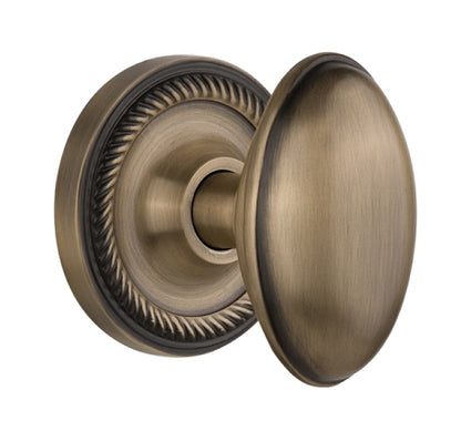 Nostalgic Warehouse Rope Rosette with Homestead Knob