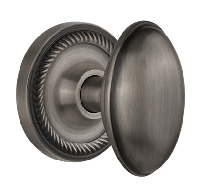 Nostalgic Warehouse Rope Rosette with Homestead Knob