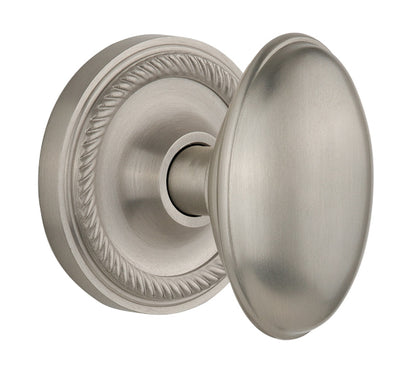 Nostalgic Warehouse Rope Rosette with Homestead Knob - Mortise Lock