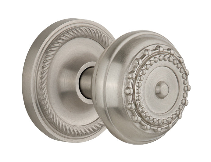 Nostalgic Warehouse Rope Rosette with Meadows Knob