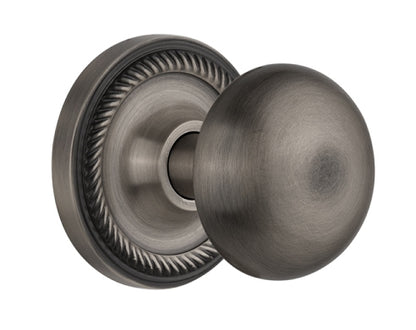 Nostalgic Warehouse Rope Rosette with New York Knob - Mortise Lock