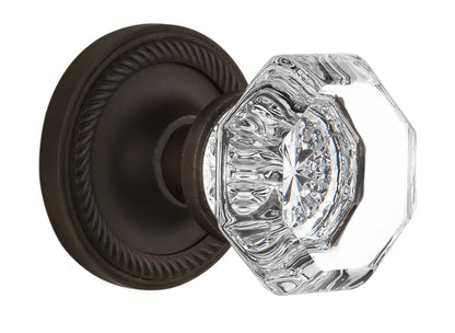 Nostalgic Warehouse Rope Rosette with Waldorf Knob