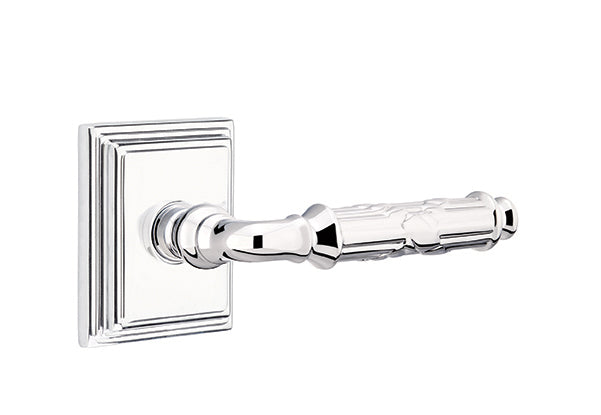 Emtek Ribbon & Reed Lever with Wilshire Rosette