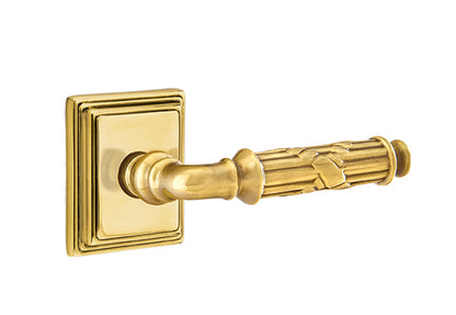 Emtek Ribbon & Reed Lever with Wilshire Rosette