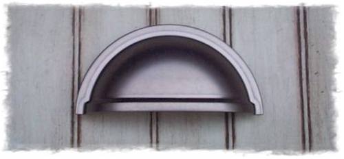  Rusticware 3 Inch CC Cup Pull - Weathered Pewter