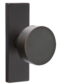 Emtek Round Knob - Narrow Stretto Rosette