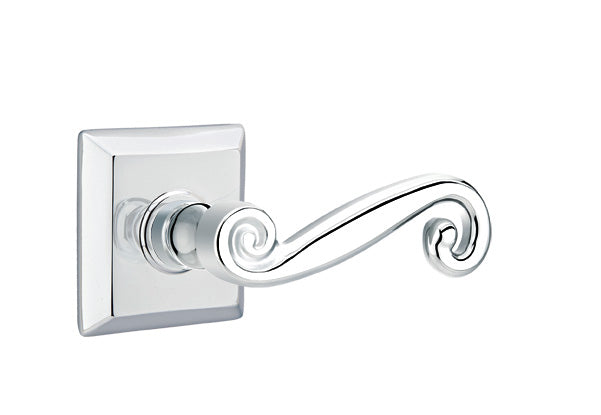 Emtek Rustic Lever with Wilshire Rosette