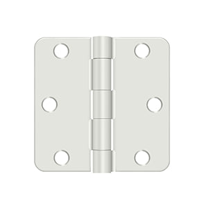 Deltana 3 x 3 Inch  Door Hinge - Prime White Coat