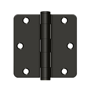 Deltana 3 1/2 x 3 1/2 Inch  Door Hinge - Oil Rubbed Bronze
