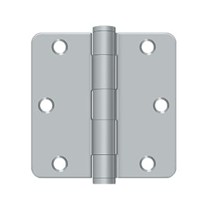 Deltana 3 1/2 x 3 1/2 Inch  Door Hinge - Brushed Chrome