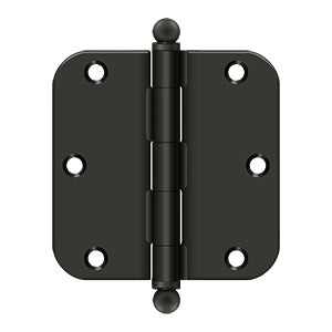 Deltana 3 1/2 x 3 1/2 Inch  Door Hinge - Oil Rubbed Bronze