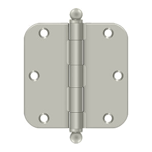 Deltana 3 1/2 x 3 1/2 Inch  Door Hinge - Brushed Nickel