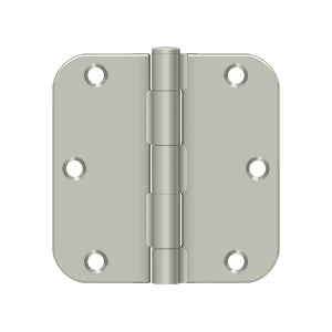 Deltana 3 1/2 x 3 1/2 Inch  Door Hinge - Brushed Nickel
