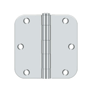 Deltana 3 1/2 x 3 1/2 Inch  Door Hinge - Polished Chrome