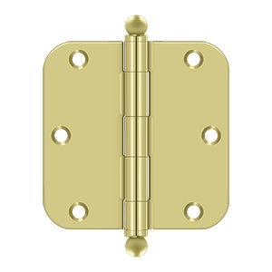 Deltana 3 1/2 x 3 1/2 Inch  Door Hinge - Polished Brass
