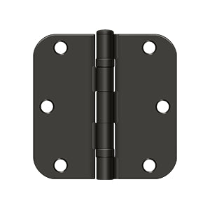 Deltana 3 1/2 x 3 1/2 Inch  Door Hinge - Oil Rubbed Bronze