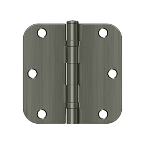 Deltana 3 1/2 x 3 1/2 Inch  Door Hinge - Antique Brass