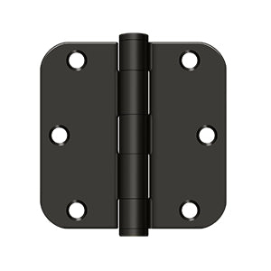 Deltana 3 1/2 x 3 1/2 Inch  Door Hinge - Oil Rubbed Bronze