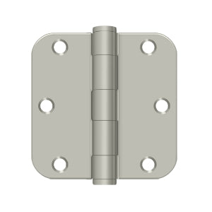 Deltana 3 1/2 x 3 1/2 Inch  Door Hinge - Brushed Nickel