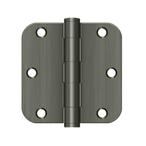 Deltana 3 1/2 x 3 1/2 Inch  Door Hinge - Antique Nickel