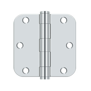 Deltana 3 1/2 x 3 1/2 Inch  Door Hinge - Polished Chrome