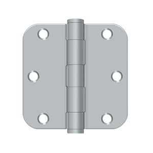 Deltana 3 1/2 x 3 1/2 Inch  Door Hinge - Brushed Chrome