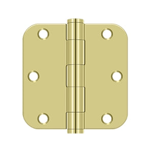 Deltana 3 1/2 x 3 1/2 Inch  Door Hinge - Polished Brass