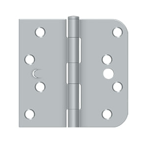 Deltana 4 x 4 Inch  Door Hinge - Brushed Chrome - Right Handing