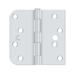 Deltana 4 x 4 Inch  Door Hinge - Prime Coat White - Left Handing