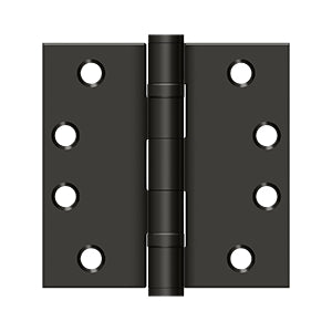 Deltana 4 x 4 Inch  Door Hinge - Oil Rubbed Bronze