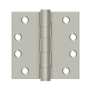 Deltana 4 x 4 Inch  Door Hinge - Brushed Nickel