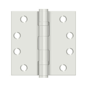 Deltana 4 x 4 Inch  Door Hinge - Prime White Coat