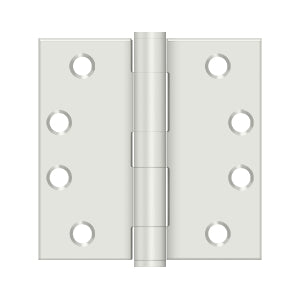 Deltana 4 x 4 Inch  Door Hinge - Prime White Coat