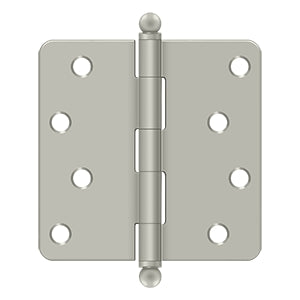 Deltana 4 x 4 Inch Door Hinge - Brushed Nickel