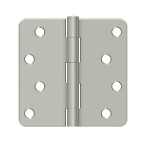 Deltana 4 x 4 Inch  Door Hinge - Brushed Nickel