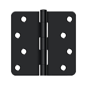Deltana 4 x 4 Inch  Door Hinge - Flat Black