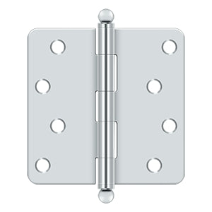 Deltana 4 x 4 Inch Door Hinge - Polished Chrome