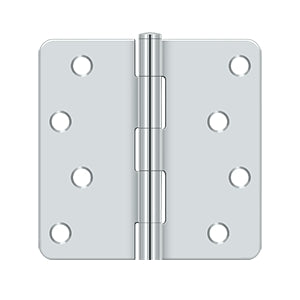Deltana 4 x 4 Inch  Door Hinge - Polished Chrome