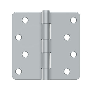 Deltana 4 x 4 Inch  Door Hinge - Brushed Chrome