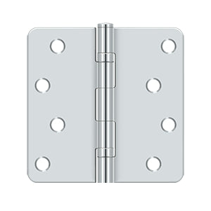 Deltana 4 x 4 Inch  Door Hinge - Polished Chrome