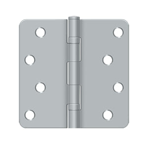 Deltana 4 x 4 Inch  Door Hinge - Brushed Chrome