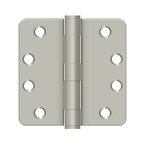 Deltana 4 x 4 Inch  Door Hinge - Brushed Nickel