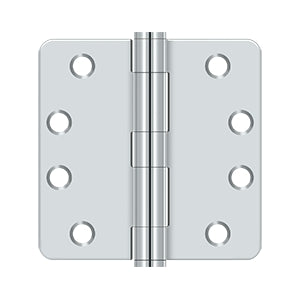 Deltana 4 x 4 Inch  Door Hinge - Polished Chrome