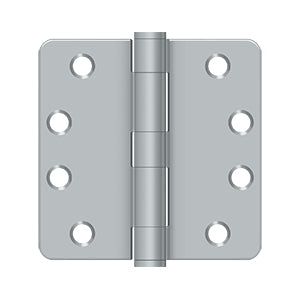 Deltana 4 x 4 Inch  Door Hinge - Brushed Chrome