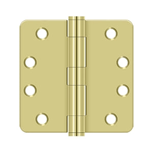 Deltana 4 x 4 Inch  Door Hinge - Polished Brass