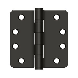 Deltana 4 x 4 Inch  Door Hinge - Oil Rubbed Bronze