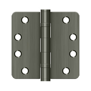 Deltana 4 x 4 Inch  Door Hinge - Antique Nickel