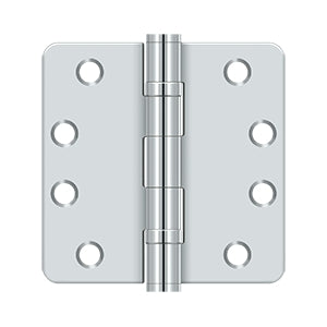 Deltana 4 x 4 Inch  Door Hinge - Polished Chrome