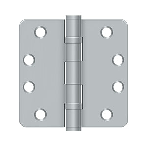 Deltana 4 x 4 Inch  Door Hinge - Brushed Chrome