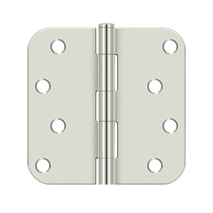 Deltana 4 x 4 Inch  Door Hinge - Polished Nickel